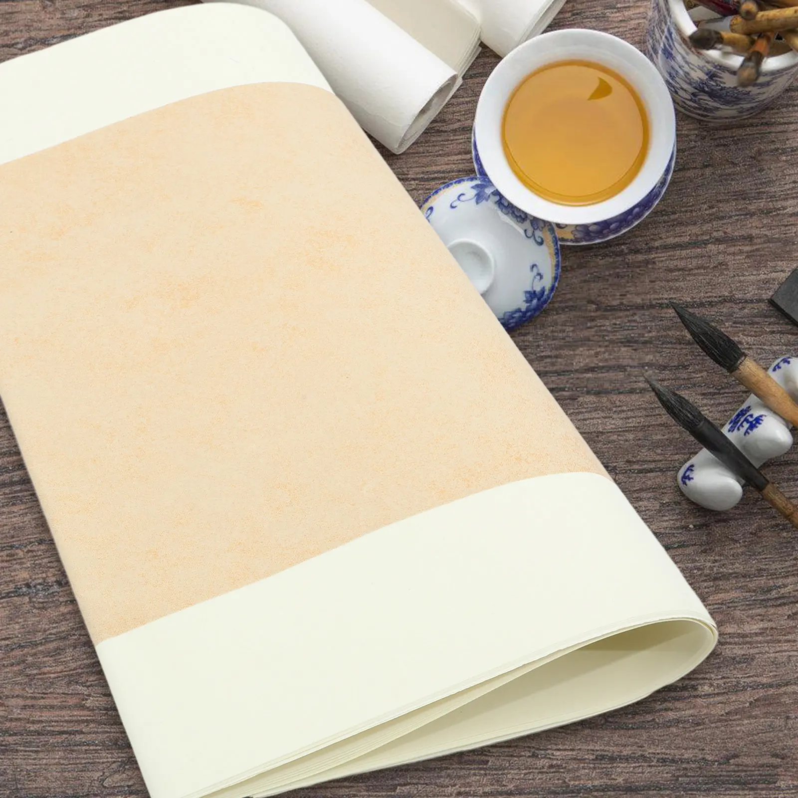 5Pcs Xuan Paper Chinese Calligraphy Practice Convenient Lightweight Calligraphy Writing Paper for Students and Artists