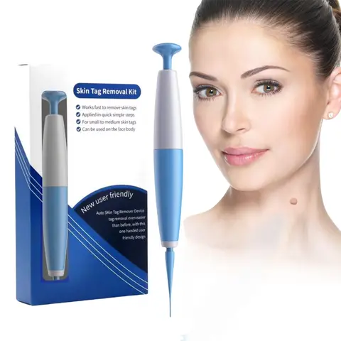 Wart Remover ปากกา Auto Skin Tag Removal Kit ไม่เจ็บปวด Wart Remover ปากกา Mole สิวกําจัดหูดชุดปากกา Body Beauty Care เครื่องมือ