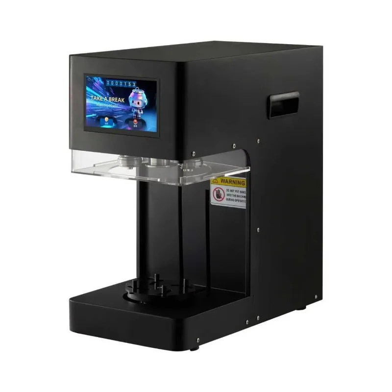 High Quality Fully Automatic Digital Touch Screen Can Seamer Aluminum Can Sealing Heat Sealing Machine for Beverages Gear Core
