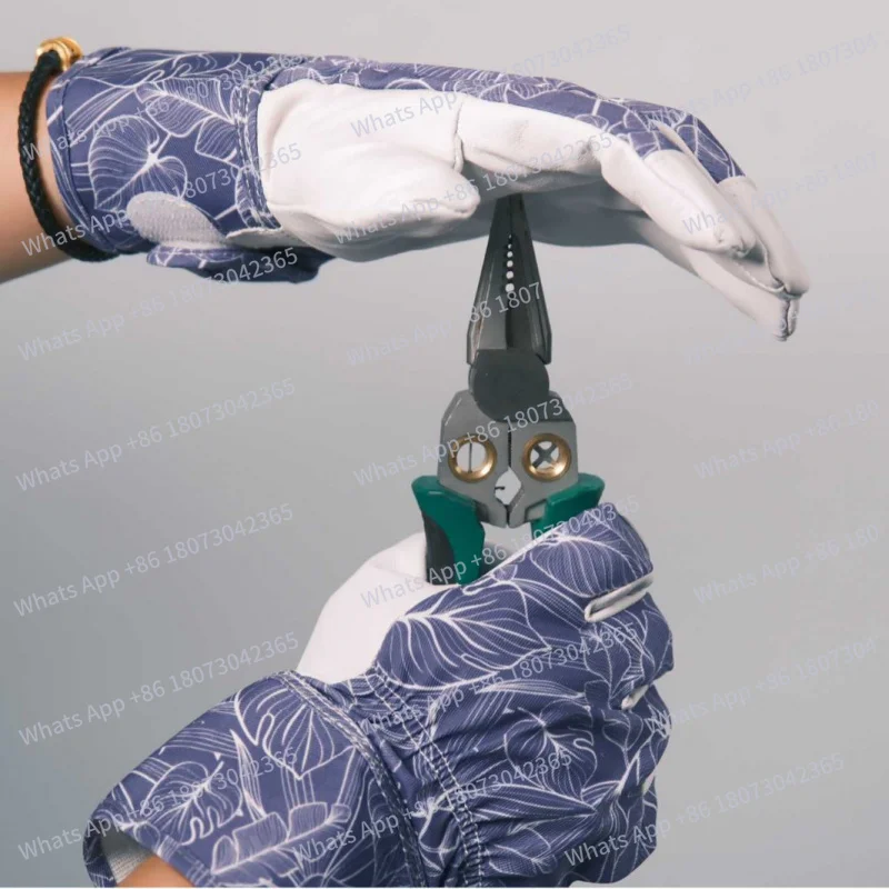 

Leather - garden , punctureproof, anti-slip and wear-resistant protective gloves