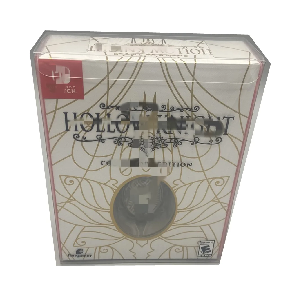 Collection Display Box For Hollow Knight/Nintendo Switch/NS Game Storage Transparent Boxes TEP Shell Clear Collect Case