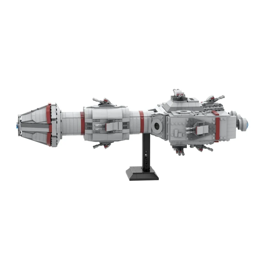 MOC Head Corvette Spaceship DP-20 Frigate Building Blocks Wars Republic Soldier Spacecraft Bricks Toy For Children Birthday Gift