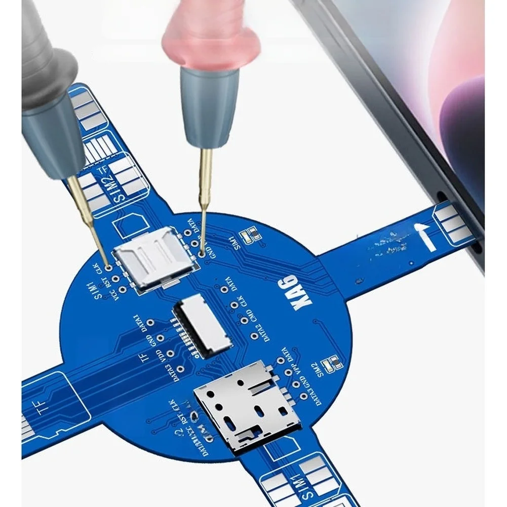 Dual SIM Tester XA6 Test Board No Disassembly Required Dual SIM Dual Standby Efficient Signal Testing Mobile Phone Repair Tool