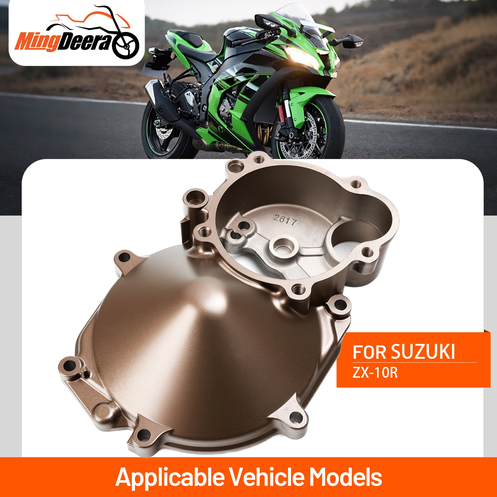 

For KAWASAKI Ninja ZX-10R ZX10R 2004-2005 Motorcycle Engine Stator Cover Crank Case Cover Left Stator Starter Shell Protector