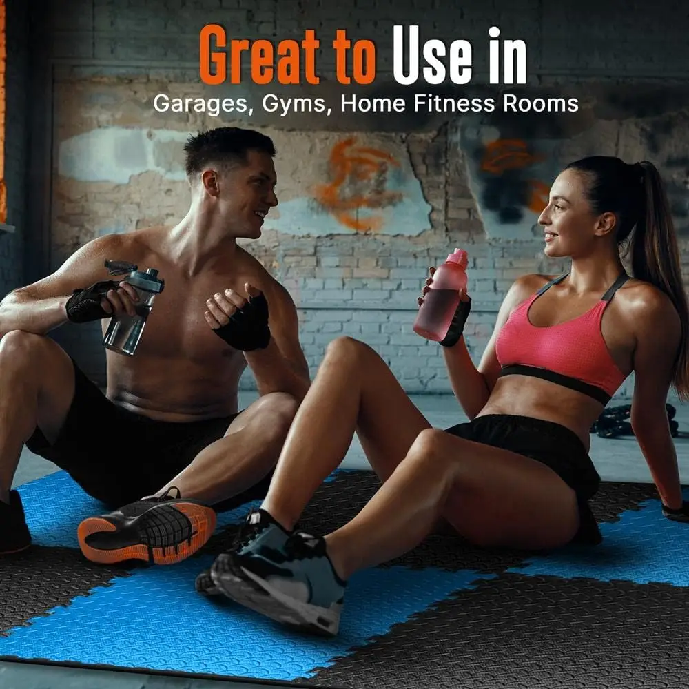 Thick Floor Puzzle Exercise Mats EVA Interlocking Foam Carpet for Gym Fitness Equipment Mats Durable Non-slip Carpet