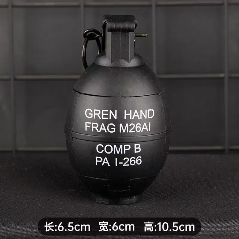 L2PCS Ater Ball Gel M26A1 قنبلة يدوية حلقة سحب عملية قنبلات كرات الطلاء مقاومة للسقوط إعادة الملء قنبلة يدوية دخان ملحقات لعبة