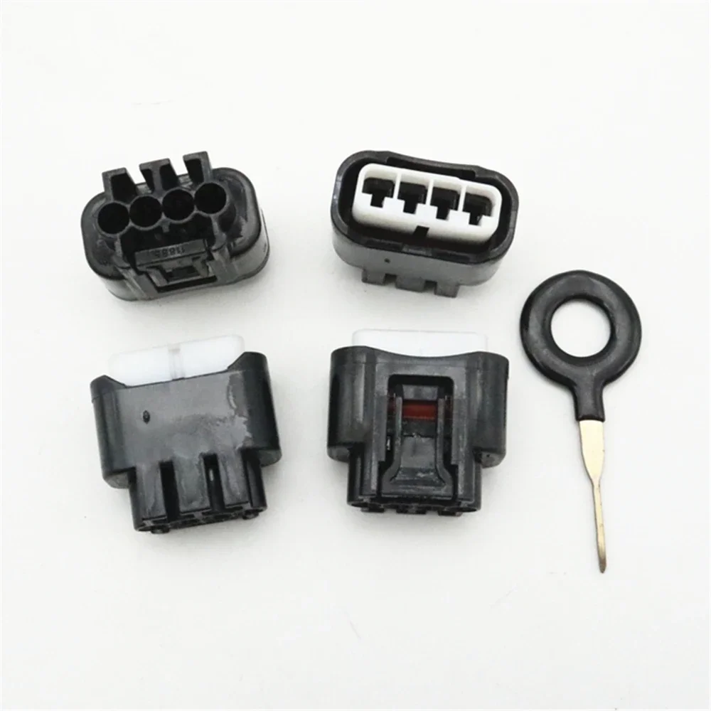 Fiche de connecteur électrique de bobine de ville de voiture, 4 broches, Toyota Vios, CorTrustCamry, Highlander, RAV4, Reiz, Mark X, Crown Prius C