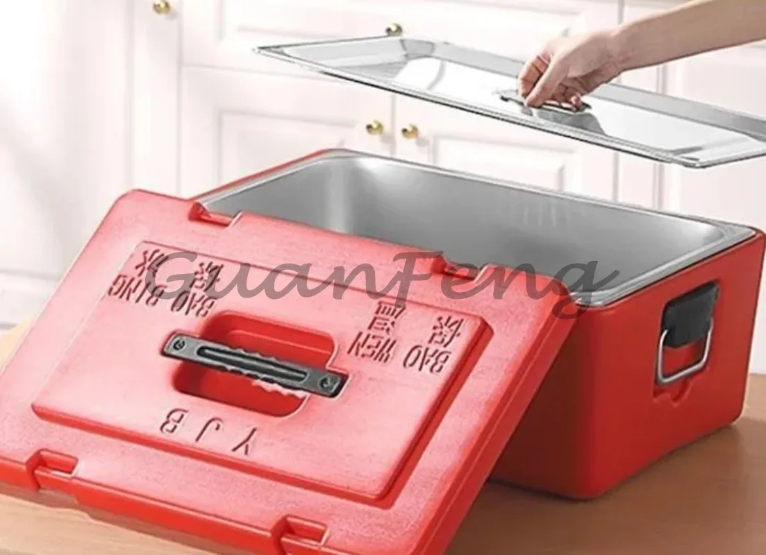 Insulation refrigerator box, meal incubator, special compartment for stall setting, large-capacity rice bucket, takeaway
