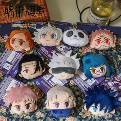 Jujutsu Kaisen Anime Peripheral Cartoon Plush Avatar Brooch Cute Trend Charm Ltadori Yuji Satoru Gojo Bag Charm Pin Jewelry Gift