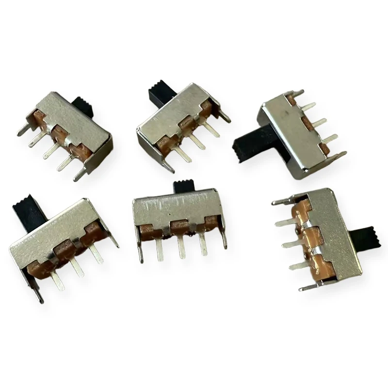 50PCS SS-12F44 G2-G7 Einreihiger 3-Pin-2-Gang (1T2P) Kippschalter Vertikal eingesetzt 6mm mit einem Fußabstand von 3 Schiebeschaltern – Detail 3