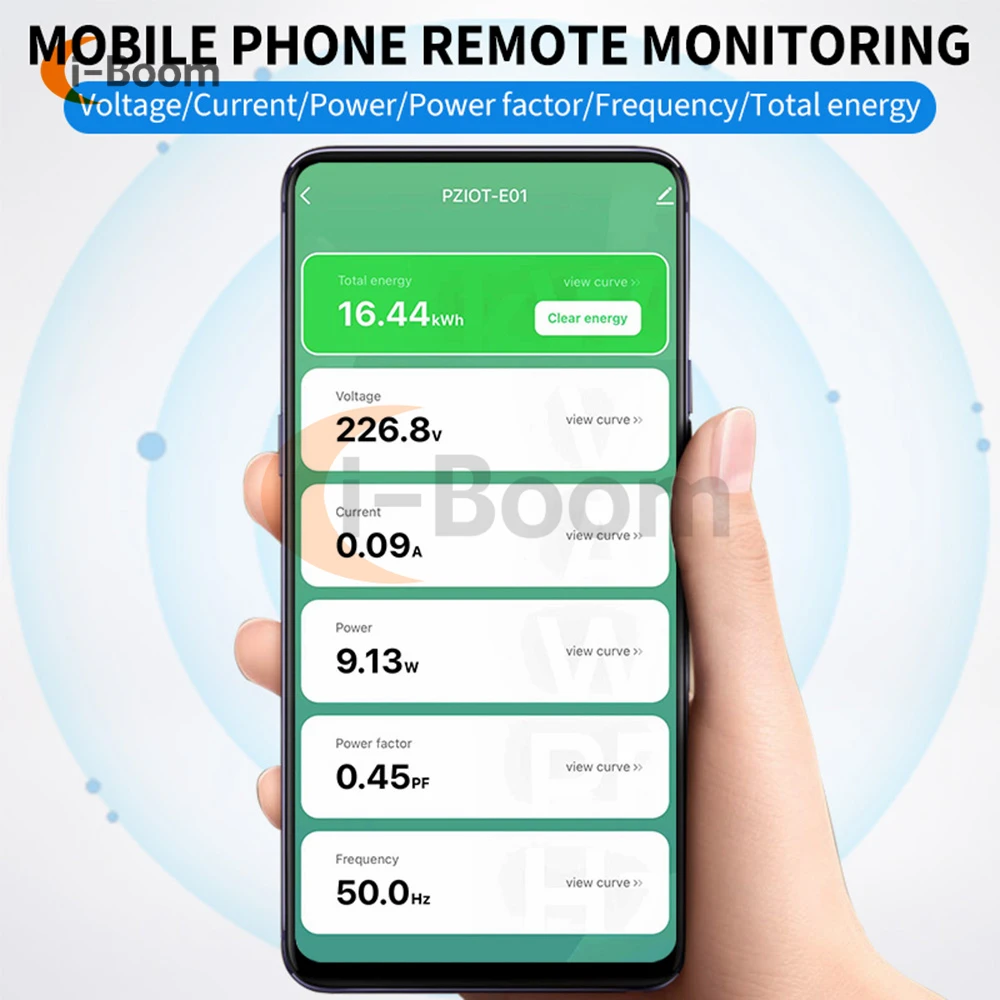 Tuya inteligentne WiFi APP Bluetooth pilot miernik energii elektrycznej jednofazowy AC na szynę Din woltomierz amperomierz Wattmeter Hz miernik