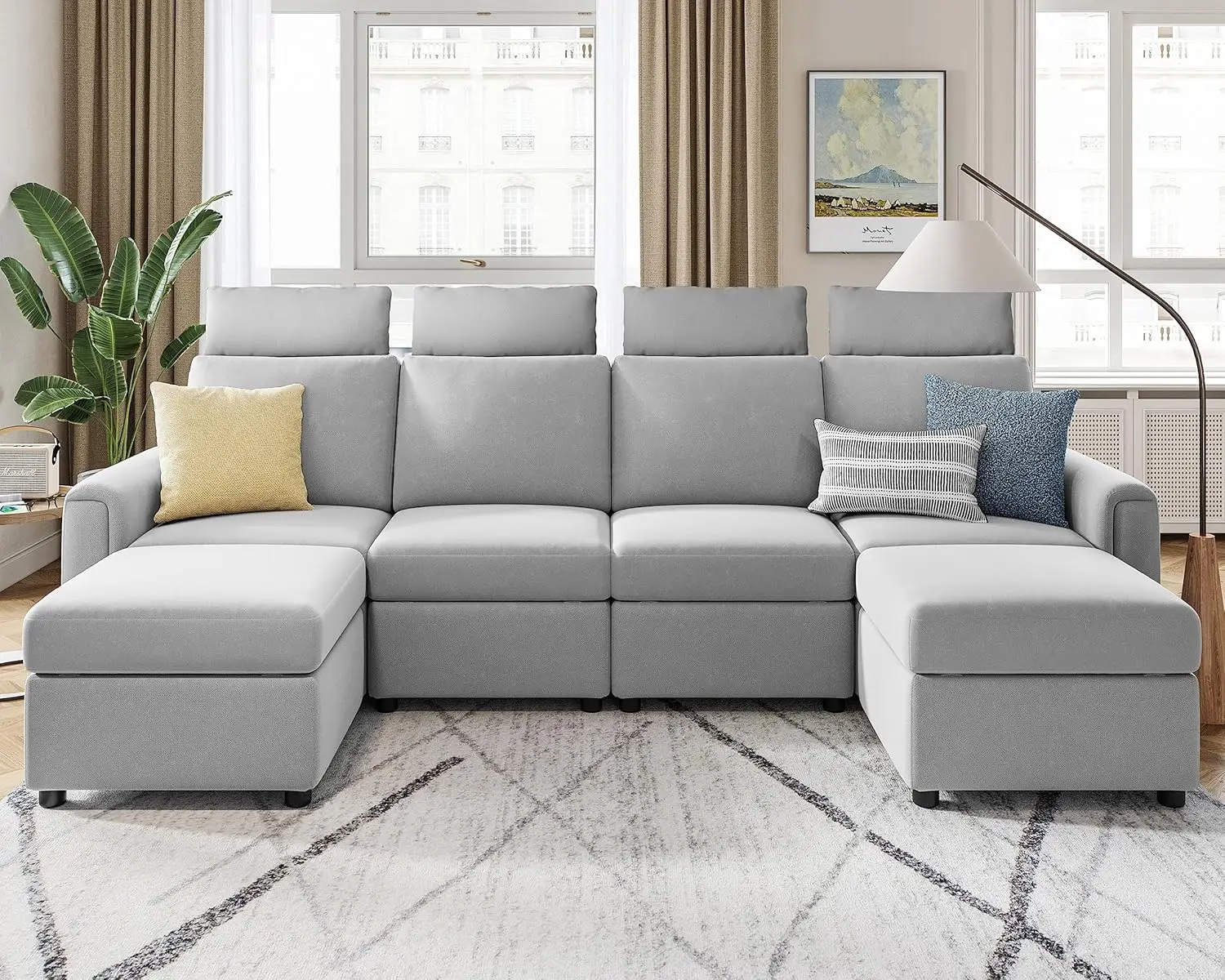 

Modular Sectional Sofa, Covers Removable