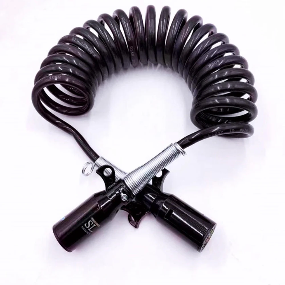 

Large Loop Spring Wire Truck Spring Wire 7 Core Spiral Connector Cable for Semi-Trailers Cold-Resistant High-Rebound Performance