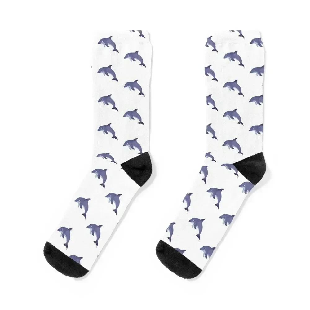 

cute dolphin delfin pattern pack Socks hip hop soccer anti-slip Children's Hiking boots Socks Ladies Men's