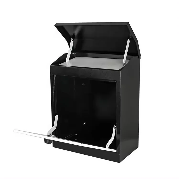 Daily Newspaper Wall-Mounted Mailbox Through-the-Door Locking Steel Letter Box Post Box-Sheet Metal Fabrication