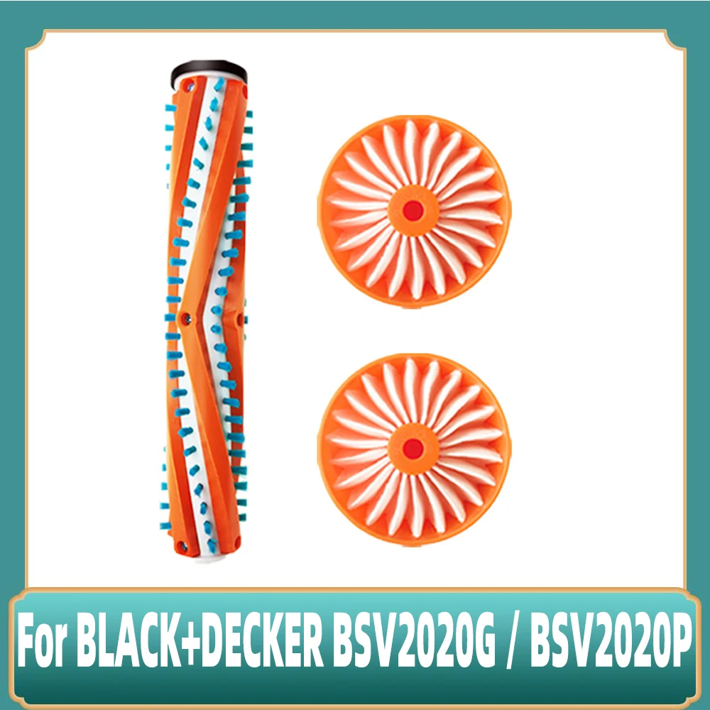 Filtro HEPA de cepillo principal para BLACK + DECKER BSV2020G / BSV2020P POWERSERIES Extreme, accesorios de repuesto de palo inalámbrico