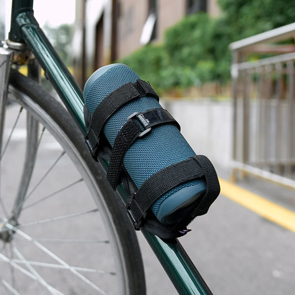 

Cages Bike Holder for Speaker Cycling Water Bottle Accessories Belt Carrier Nylon Strap Bicycle Mount