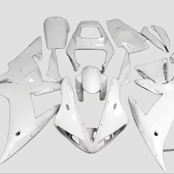 Unpainted  ABS  Plastic Raw Blank Fairing Wholesale  for  R1 2002 2003  Motorcycle Fairing Kit