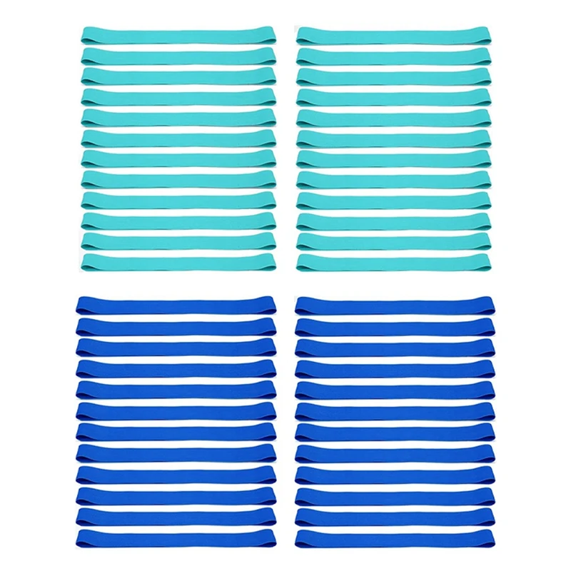 

24Pcs Beach Towel Clips Bands Lightweight Windproof Elastic Towel Bands Stretch Chair Bands Towel Holder For Vacation