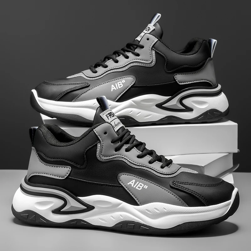 

Fashion Sports Men's Women's Shoes Big Size Casual Style Sneakers Lightweight Thick Sole Comfortable Walking Footwear