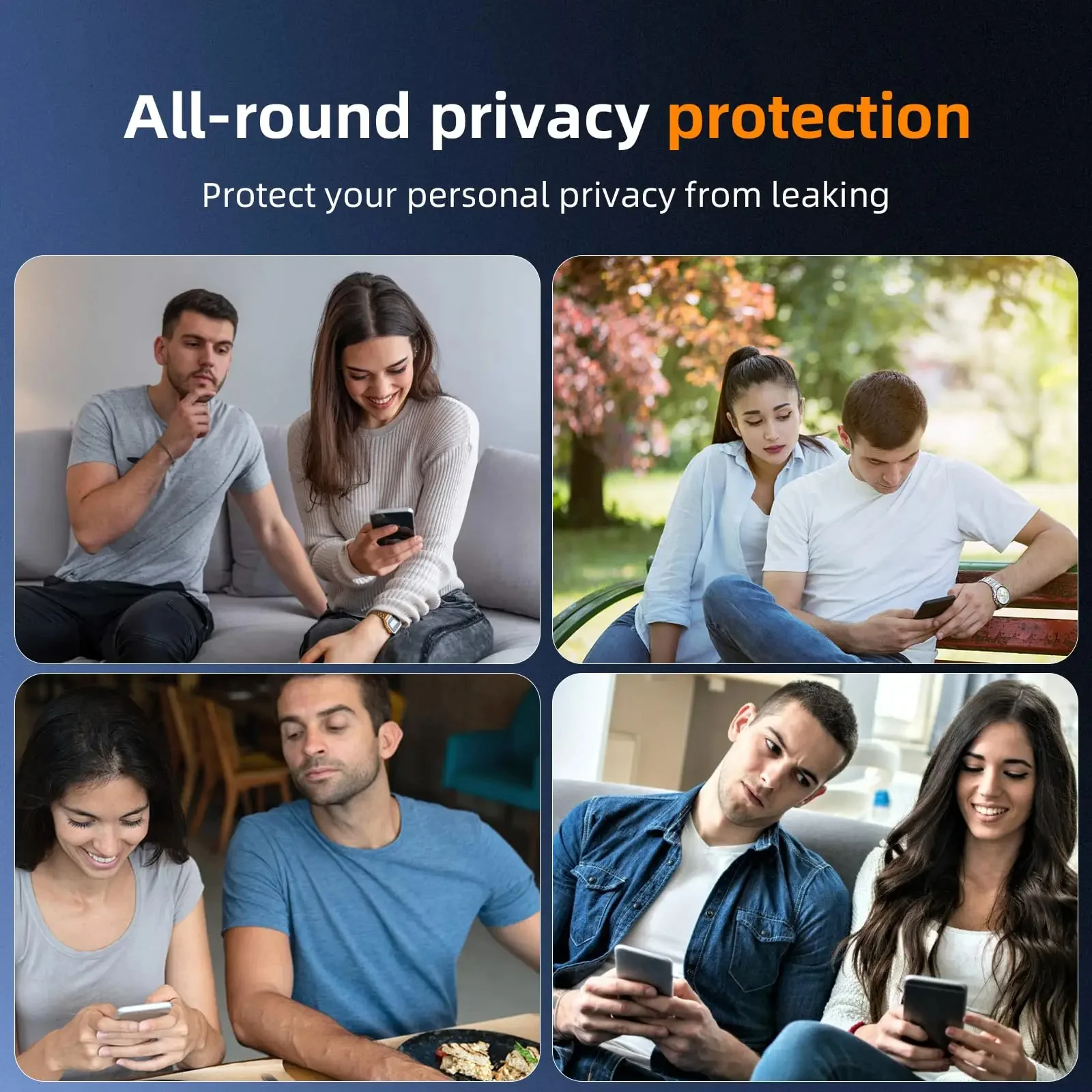 3 قطع من طبقة حماية السيراميك الناعمة للخصوصية، مناسبة لهاتف iPhone 16 Pro Max 16Plus 17 ملصق أفلام ناعمة مضاد للتجسس