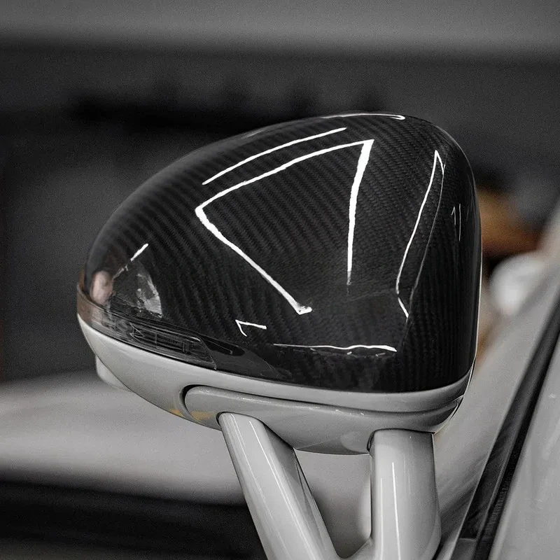 

OEM Style Dry Carbon Fiber Mirror Cap With Lane Assist for an 2014-2023