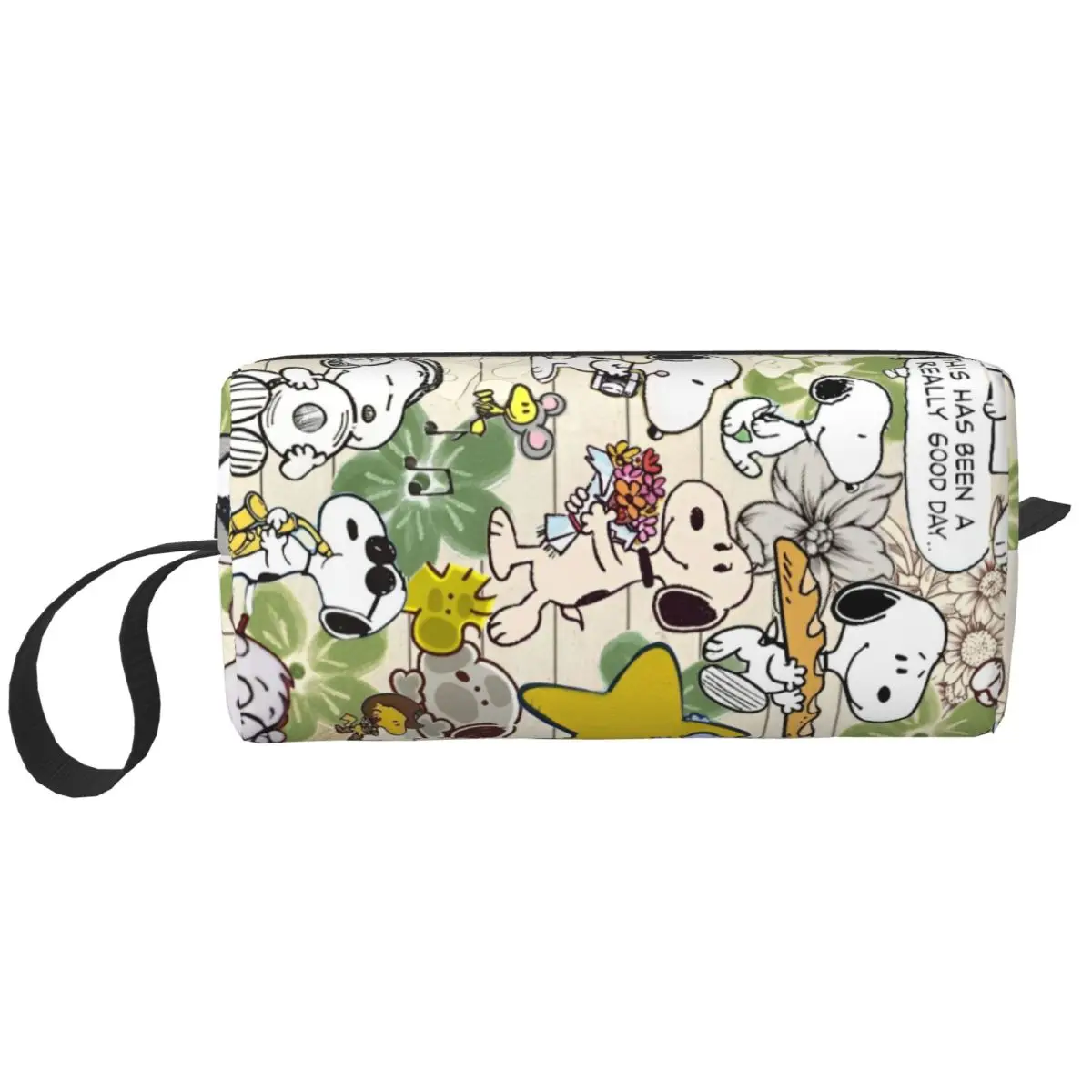 

Snoopy Cartoon Makeup Bags Toiletry Cosmetic Bag Stylish Travel Makeup Organizer Case