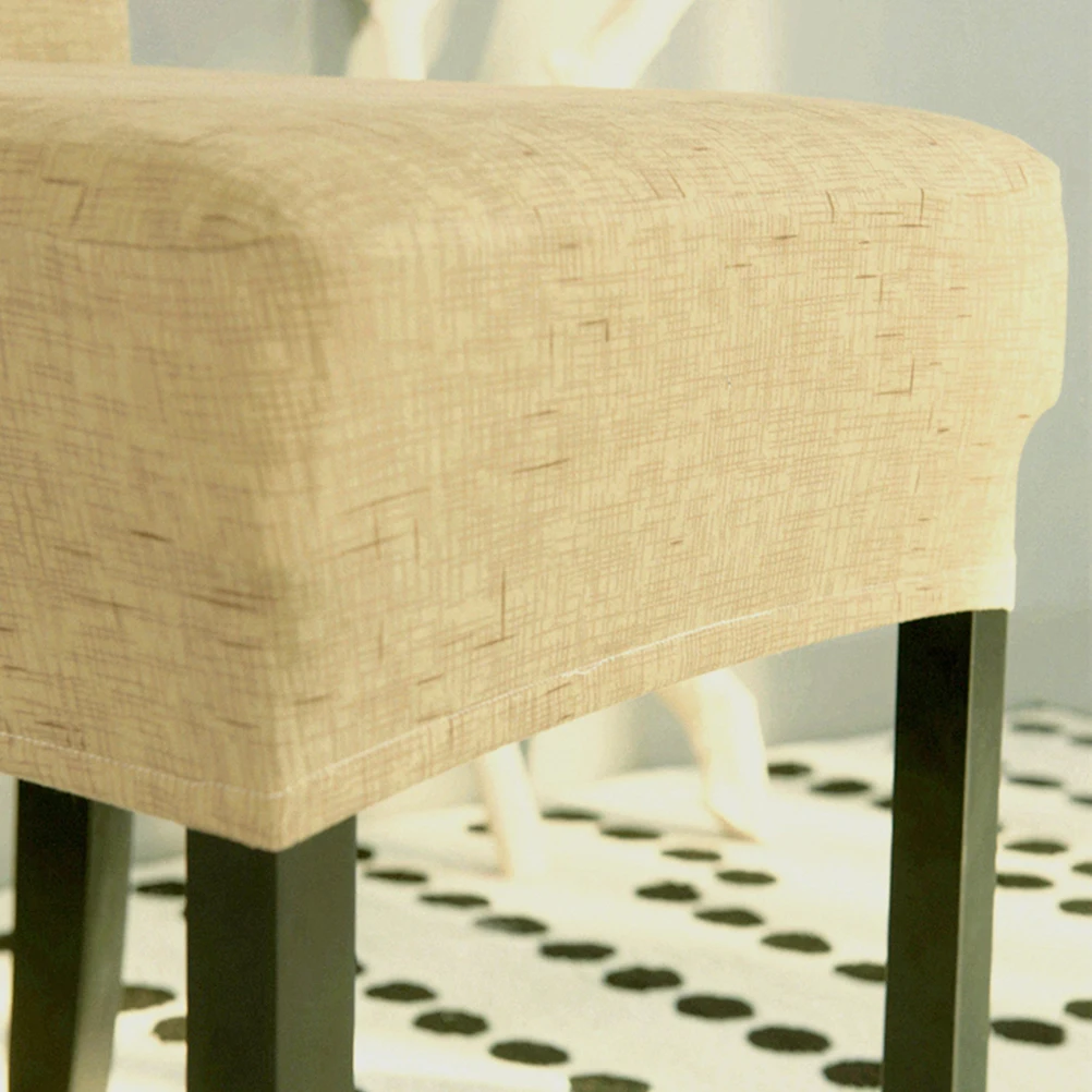 

4 шт. эластичный чехол на стул, эластичный полиэстер, спандекс, защита для сиденья, банкетная вечеринка, свадьба, домашний чехол, подходит для спинки 46-55 см, 36-48 см