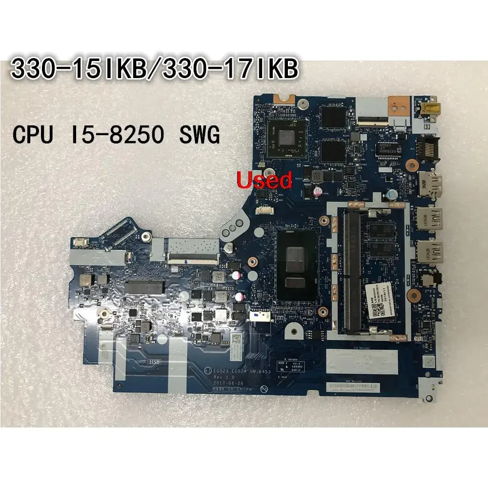 NM-B453 for Lenovo 330-15IKB/330-17IKB Laptop Motherboard CPU I5-8250 N530 2G RAM 4GB FRU 5B20R19919 5B20R19899