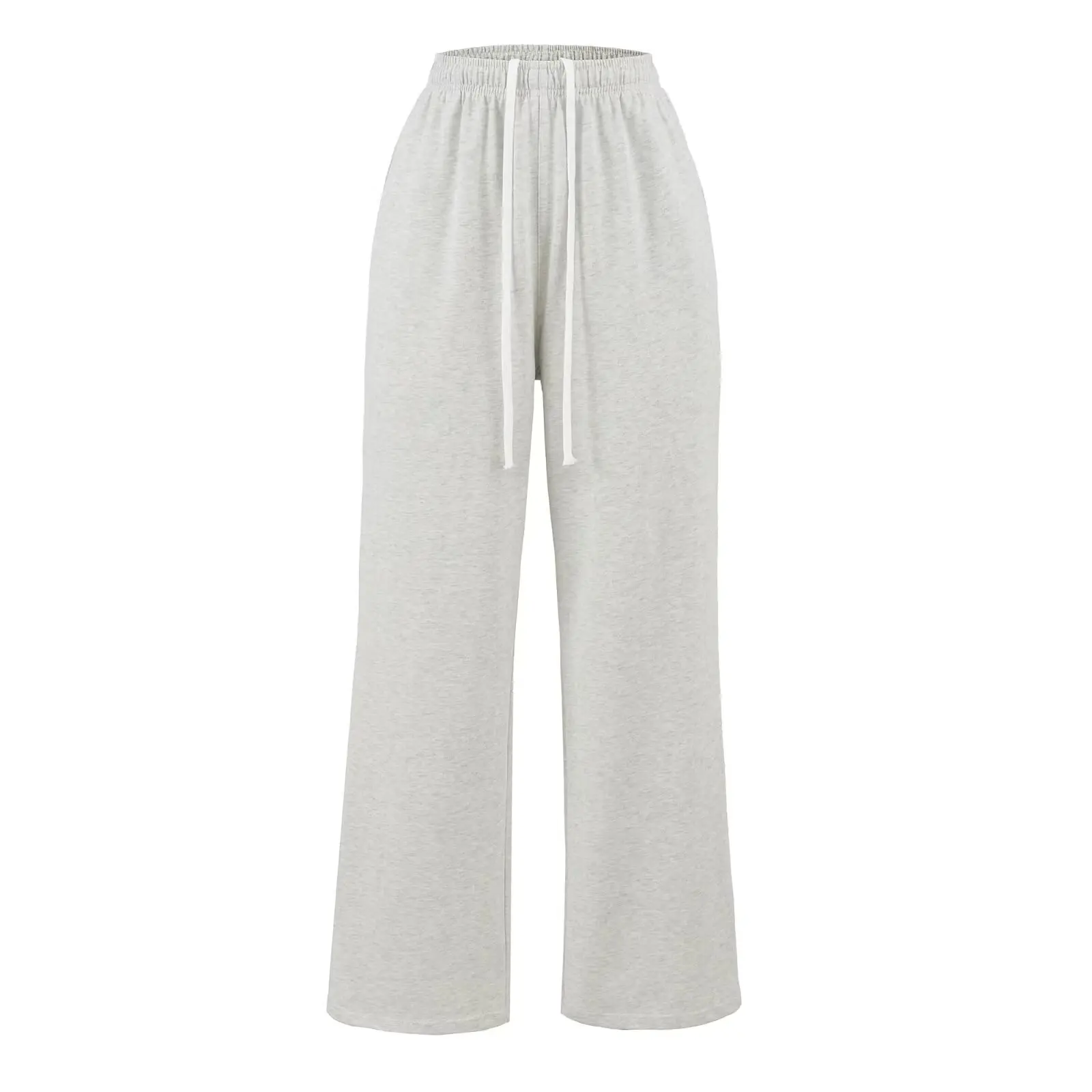 กางเกงขายาวทรงตรงสไตล์อเมริกัน BM Sle Retro Dstring สำหรับผู้หญิง ทรงหลวม ใส่สบาย ยาวคลุมเท้า เหมาะกับฤดูใบไม้ร่วง สไตล์สตรีทแวร์