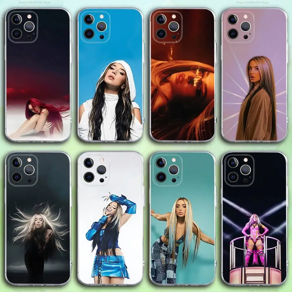 

L-Lola Singer Indigo Phone Case For iPhone 17,16,15,14,13,12,11 Pro,Max,Plus,X,XS,XR,SE4,E Mini Transparent Soft Cover