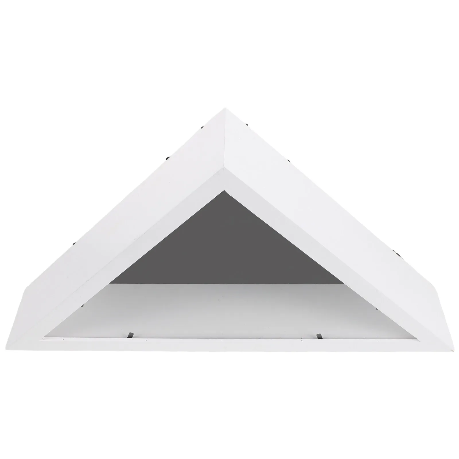 Wood Memorial Flag Case Triangle Display Shadow Box Acrylic Front Flag Frame Display for Veterans Burial Funeral