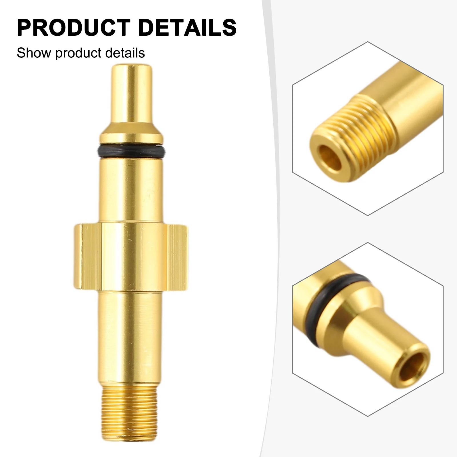 Pressure Washer Adapter Adapter Snow Foam For Bosch Adapter Brass+Stainless Steel Style Practical To Use New Pressure