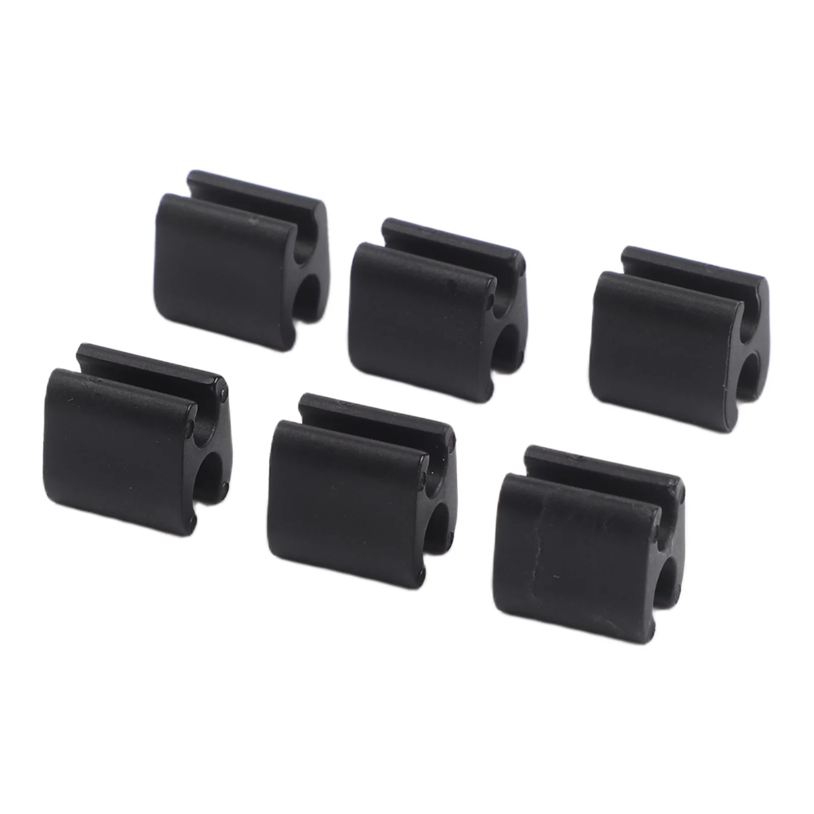 6er-Pack Fahrrad-Kabelmanagement-Clips aus Nylon für Brems- und Schaltkabelbäume zur ordentlichen Verlegung, 14 x 8 x 3 cm, Schwarz – Detail 8