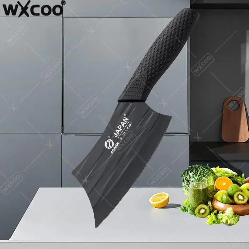 WXCOO سكين المطبخ الياباني الفولاذ المقاوم للصدأ سكّين متعدّد الاستخدامات لقطع الخضار الفاكهة تقطيع اكسسوارات المطبخ المنزلية