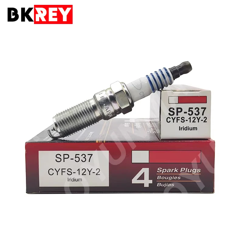 4pcs SP-537 CYFS12Y2 Iridium Spark Plug For Ford Mustang Escape Lincoln Focus SP 537 LTR6AI-8 SP537 CYFS-12Y-2