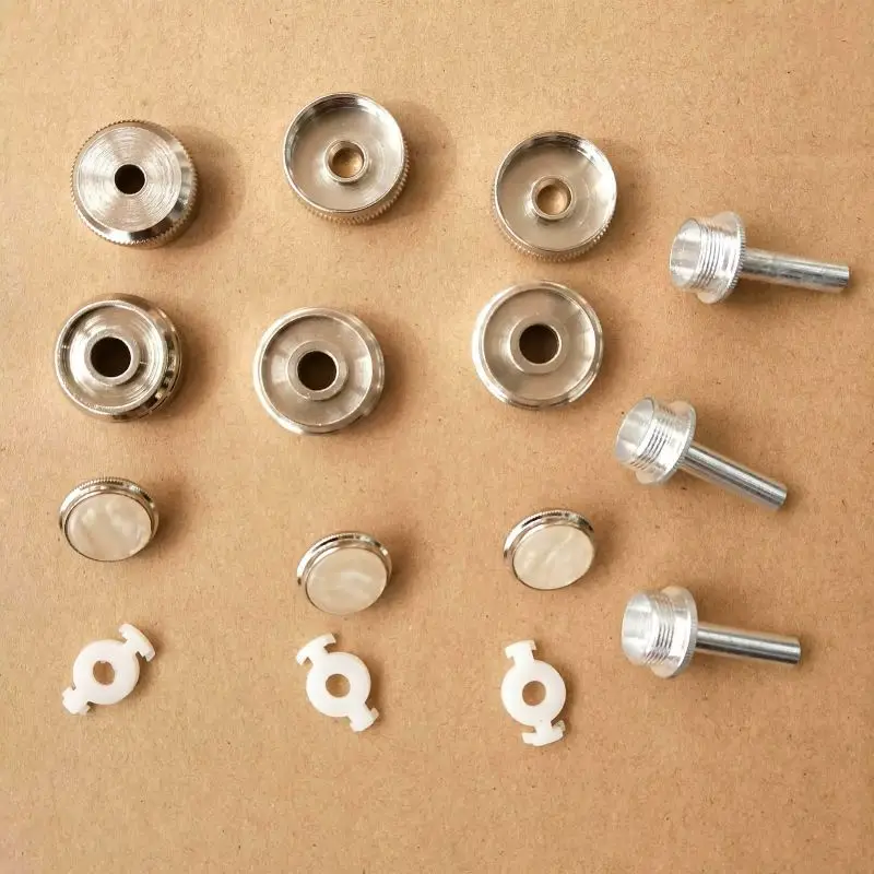 New Trumpet Repair Parts Top Valve Cap /Finger Button/Stem/Bottom Valve cap