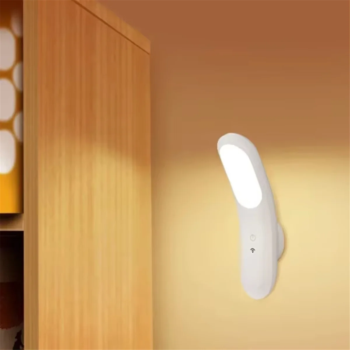 Retail! Magnetic LED Night Light with Remote Control - Eye Protection, Rechargeable Bedside Lamp for Wardrobe & Bedroom Decor