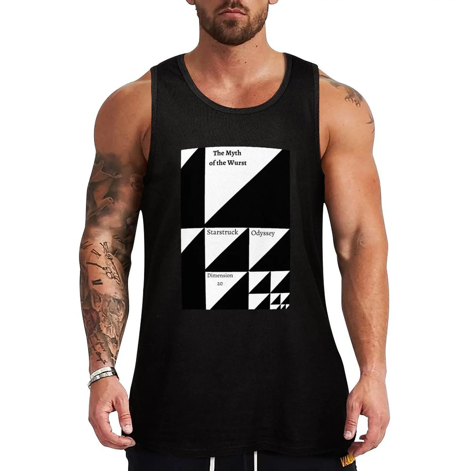 The Myth of the Wurst (A Starstruck Odyssey + Myth of Sisyphus Parody) Tank Top running shirt underwear singlet for men