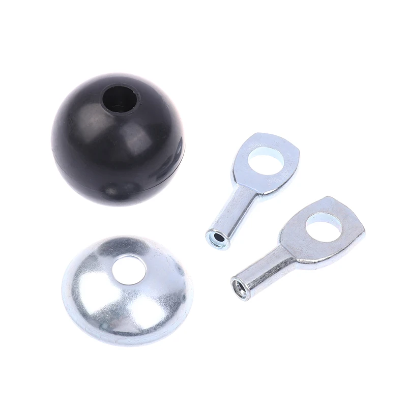 Gym Cable Machine Steel Wire Rope Limit Balls 5Pcs Metal Stop Balls With Fitness Equipment Gaskets Replacement Parts