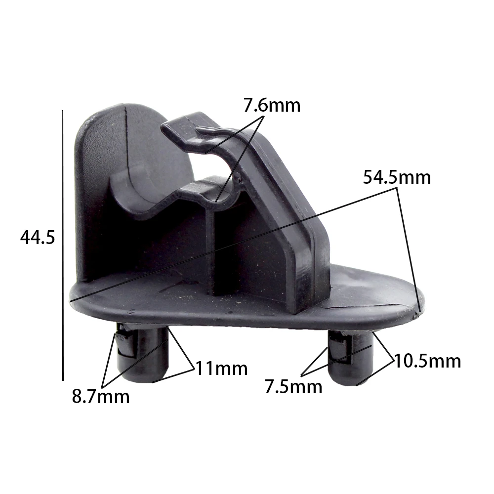 2PC For Nissan Versa Quest Sentra Plastic Fasteners Car Cover Engine Hood Support Prop Rod Inner Clips Car Acessories