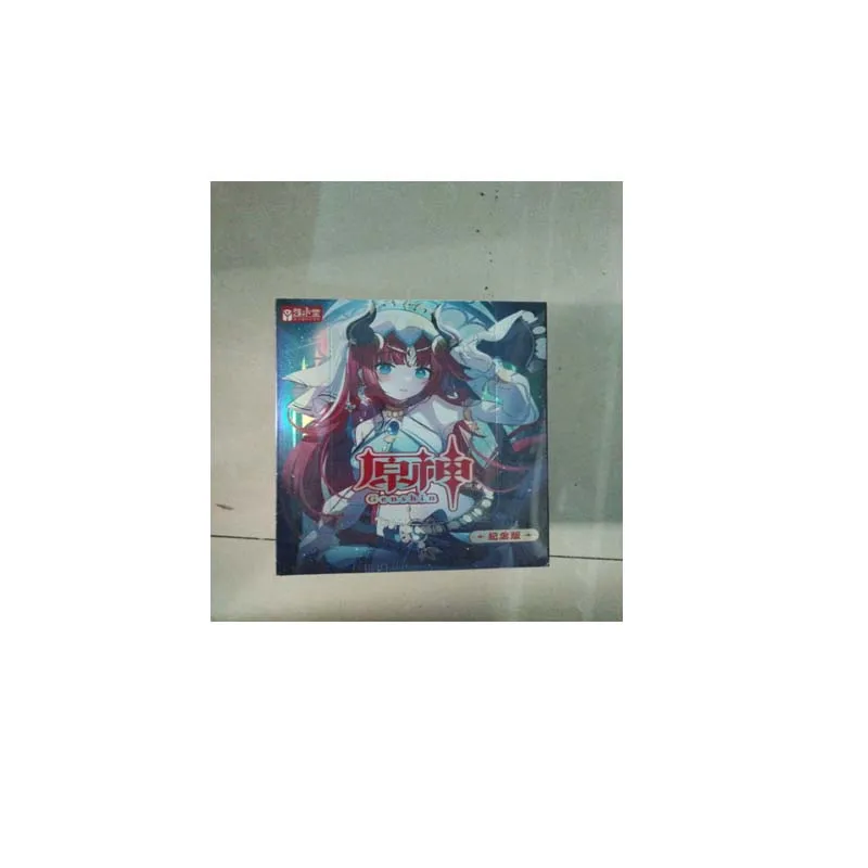 

Wholesale Genshin Impact Trading Card Box Official Art Holo Foil Rare Characters Collector Set Anime Game Merch Gift Idea