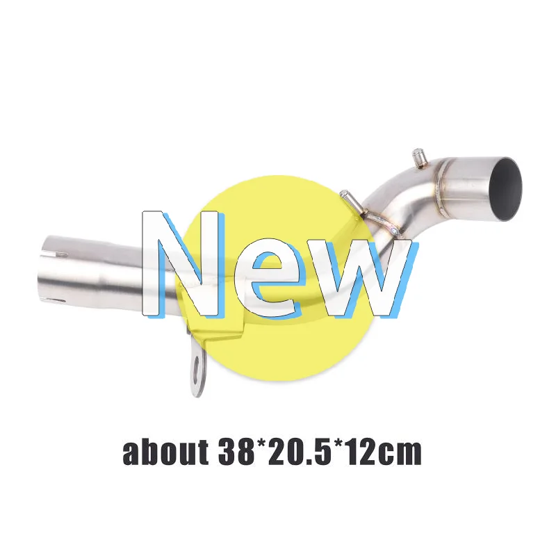 

[]Slip On For F800 F900 GS ADVENTUR 2024 2025 2026 Motorcycle Exhaust System Escape Stainless Steel Middle Mid Link Pipe