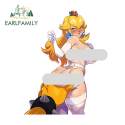 EARLFAMILY 13cm X 9.5cm Anime NSFW tokat Ass araba çıkartmaları kişilik eğlenceli motosiklet cam çıkartması DIY dekorasyon