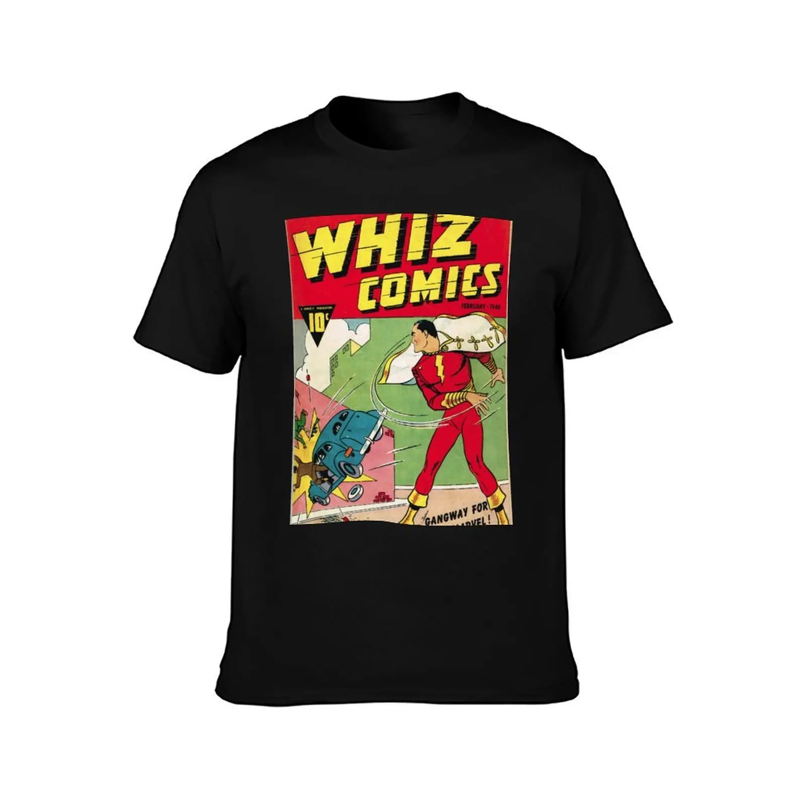WHIZ Comics #2 Shazam First Appearance T-Shirt Festival Party Tee Top