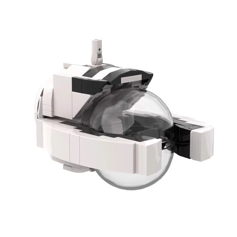 Seamoth Underwater Vehicle Blocks, Futuristic Deep Sea Explorer Model, DIY Assemble Toy for Sci-Fi Collectors