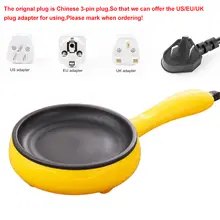 Mini Electric Egg Cooker Food Steamer Non-stick Pan #5