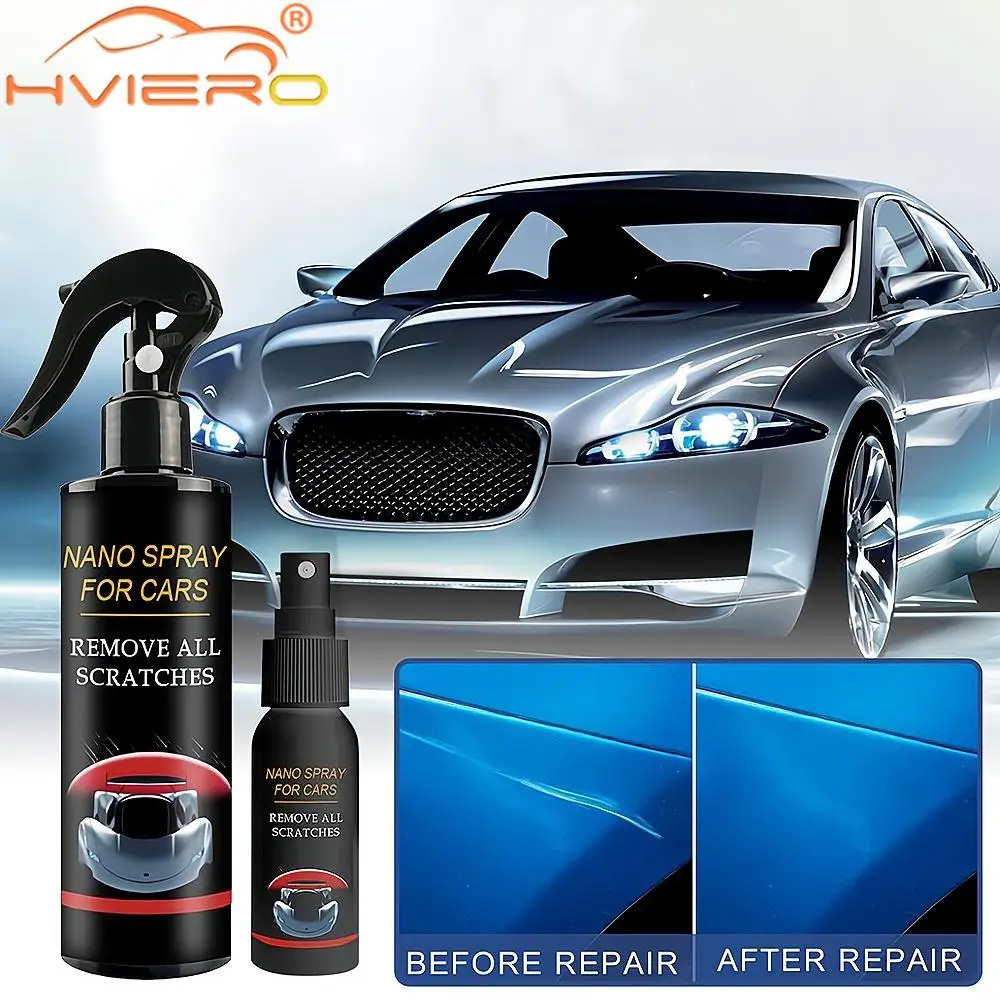 Nano Car Scratch Spray Repair Polishing Ceramic Care Coating Cleaning Agent Remove Stains Tool Auto Accessorie Wash Gloss Curing