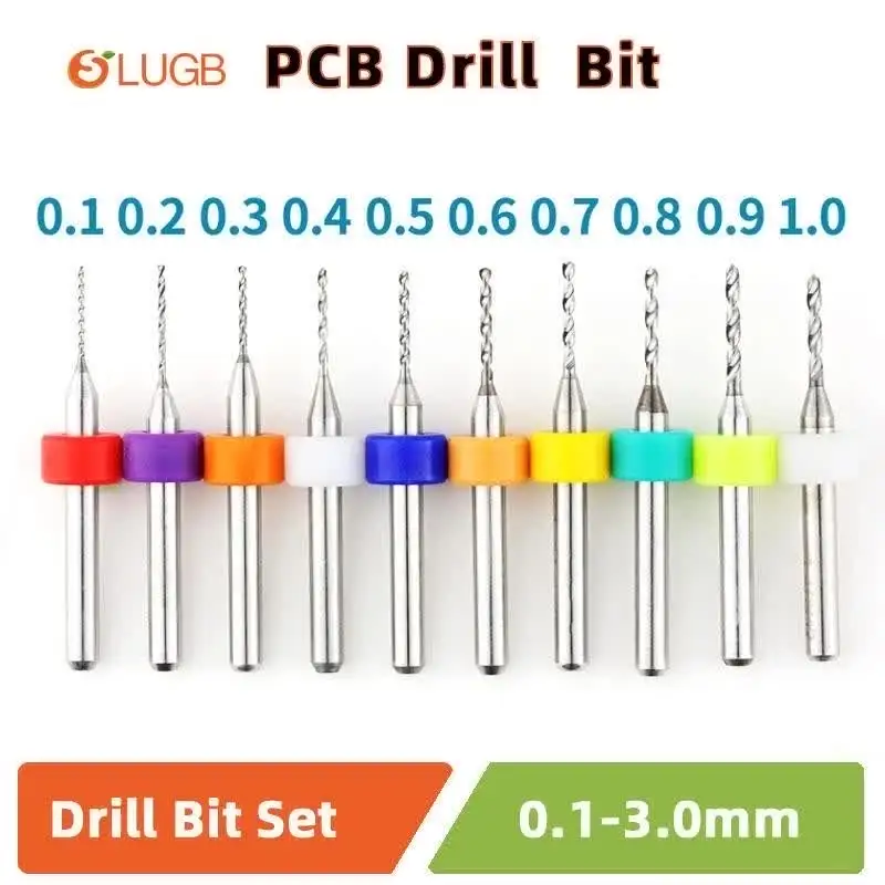 SLUGB Carbide Micro Boren Mini CNC Boren Set Printplaat Boor Voor PCB Voor Board