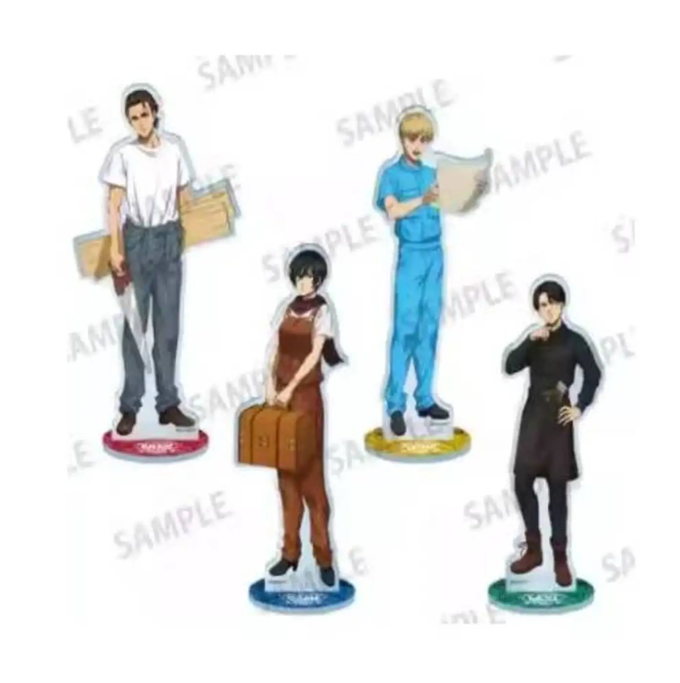 Figurine Acrylique Eren Jaeger de l'Anime L'Attaque des Titans, Modèle de Collection Cosplay, Décoration de Bureau, Cadeaux